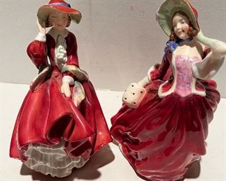 Royal Doulton figurines… Top of the Hill and Autumn Breezes, perfect condition!