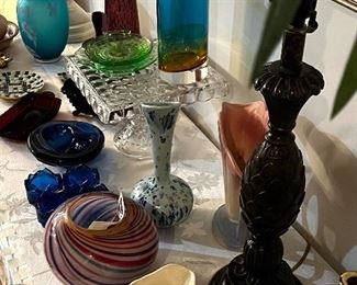 Waterford and Murano glass