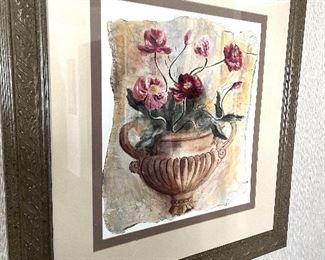 Floral picture decor