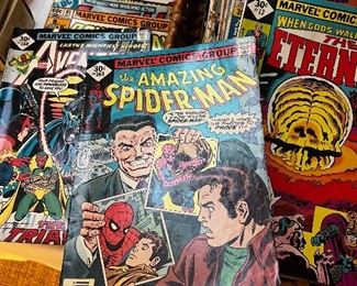 The comic books are popular!