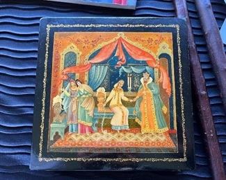 RUSSIAN PAINTED BOXES