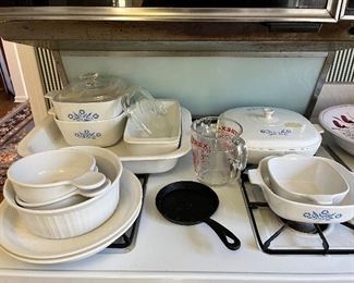 VINTAGE CORINGWARE CORNFLOWER