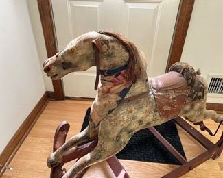 VINTAGE ROCKING HORSE