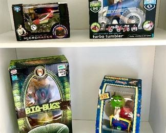 Toys, new in packages