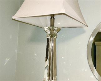 Glass lamp (close-up view)