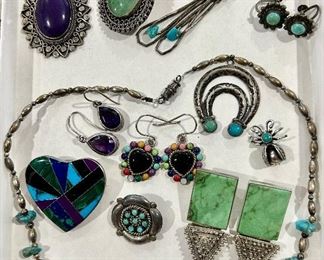Sterling silver jewelry (some pieces are SOLD)