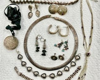 Sterling silver jewelry (some pieces are SOLD)