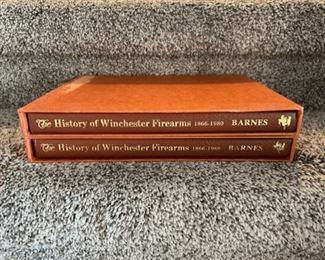Two “The history of Winchester Firearms 1866-1980” books by Barnes