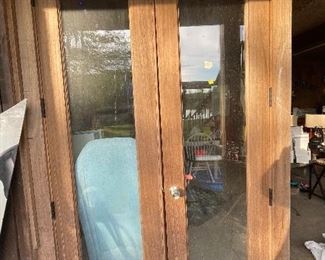 9’ Spanish cedar double doors