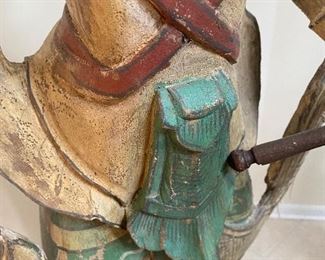 SIAMESE TWINS! PAIR OF SIAMESE MEN WITH GONG CARVING!