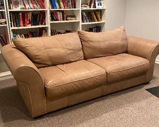 CAMEL LEATHER SOFA