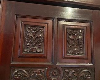 ANTIQUE 4 PC WARDROBE CLOSET! CUSTOM FITTED FOR STORAGE. THE MOST USEFUL PIECE OF FURNITURE YOU WILL EVER OWN!