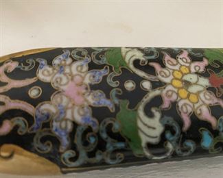 OLDER CLOISSONE DAGGER 14" JADE HANDLE