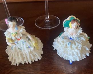 MINIATURE DRESDEN FIGURINES