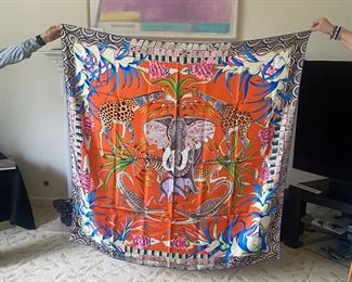 HERMES 54X54 (140CM) SCARF-MAGNIFICENT!