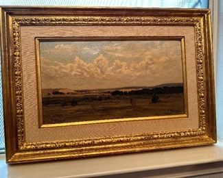Artist Paul Sebilleau Late 19th C Oil on panel