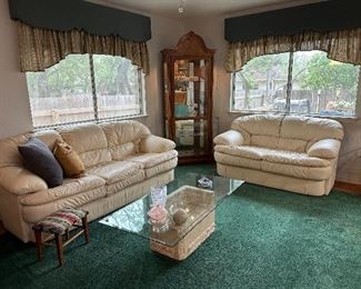 Sofa and loveseat