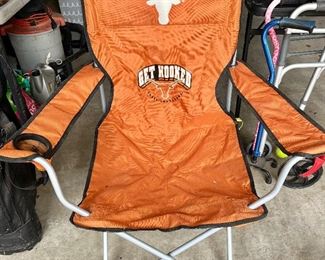 UT Longhorn folding chair
