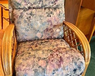 Upholstered rocking chair