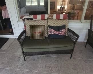 Faux wicker patio furniture