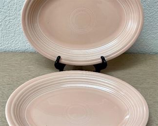 Post 86 Fiesta HLC Apricot (2) 11.25" X 9" Oval Serving Platters