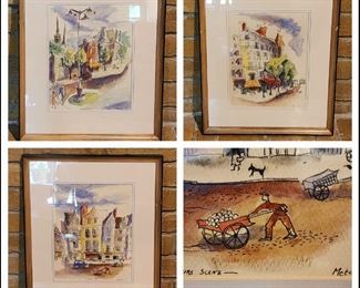 Paintings by Metcalf 