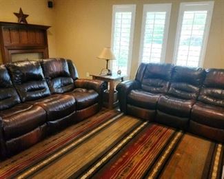 Leather Sofa Set