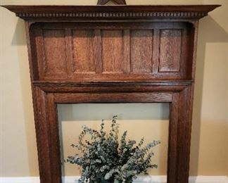 Vintage Wood Mantle 