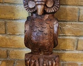 Hand Carved Owl