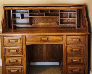 Vintage Roll Top Desk 