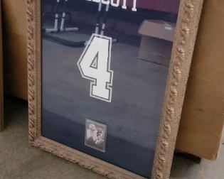 DAK PRESCOTT, DALLAS COWBOYS #4, FRAMED NFL JERSEY