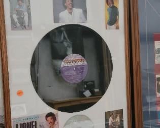 LIONEL RICHIE FRAMED MEMORABILIA