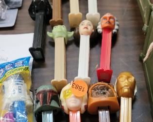 LOT OF PEZ DISPENSERS