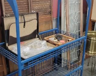 ROLLNG METAL CART-CONTENTS NOT INCLUDED