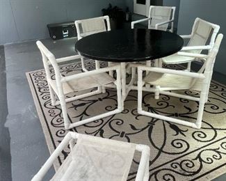 5-piece PVC patio set