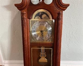 Howard Miller 620158 Fenwick Wall Clock, Windsor Cherry