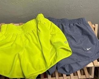 Lululemon and Nike Shorts
