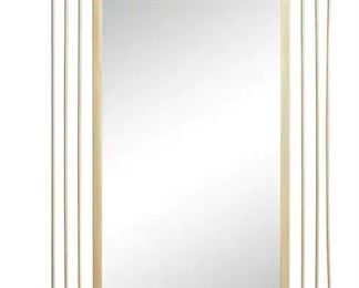 Gold rectangle mirror, brand new w/tag