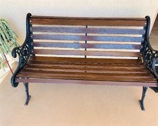 3 of 3 patio benches