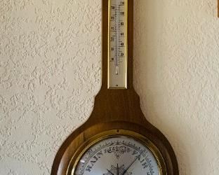 Vintage Barometer / Thermometer