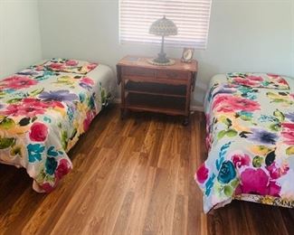 (2) Twin Beds - Bedding Seperate