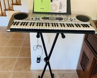 Casio Electric Keyboard w/Stand