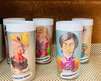 Hollywood Park Jockey Legends Plastic Tumblers
