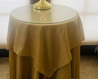Draped Accent Table
