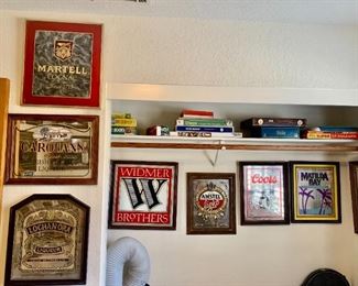 Vintage Beer / Liquor Signs - Amstel - Martel - Matilda Bay - Carolans