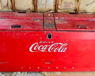 HUGE Westinghouse Double Sided WD-22 Coca Cola Cooler