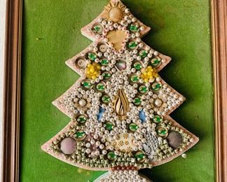Vintage Beaded / Jewelry Christmas Trees