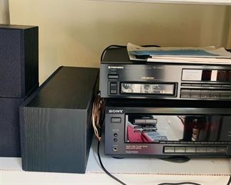 JBL Speaker Set - Pioneer Multi CD Player - Sony Receiver