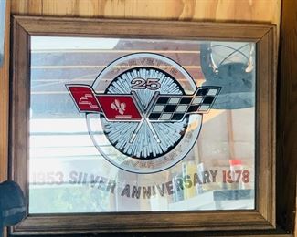 Vintage Chevy Advertisement Mirror