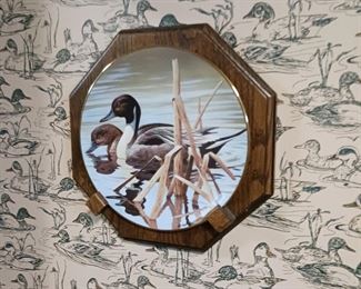 Duck and waterfowl collector plates